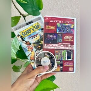 PSP Game and Movie Bundle of 3